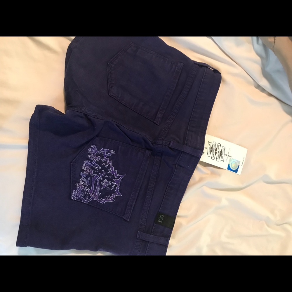 Brand new with tags purple TCU shorts